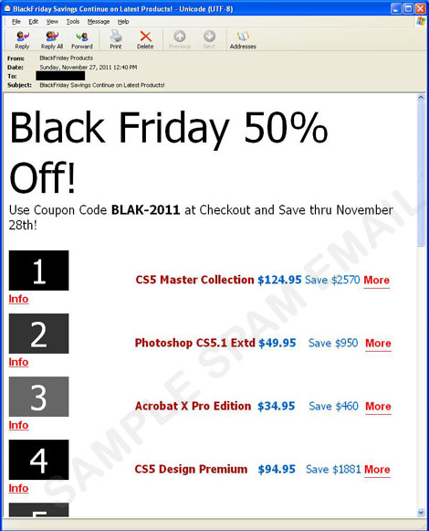 Just your yearly dose of Black Friday spam: Cybercrooks get ahead