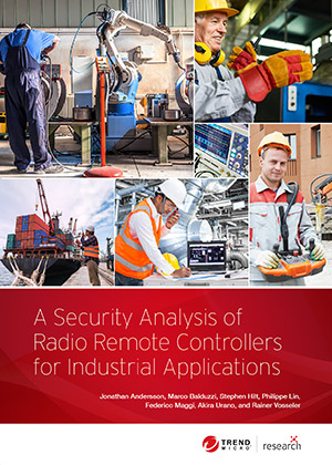 A Security Analysis of Radio Remote Controllers for Industrial Applications