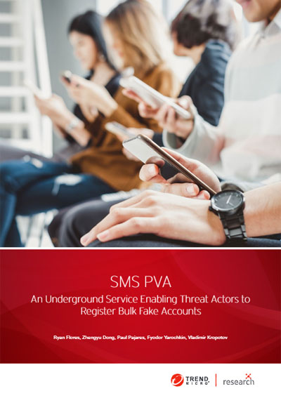 SMS PVA: An Underground Service Enabling Threat Actors to Register Bulk Fake Accounts