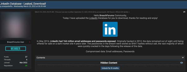 A Growing Goldmine: Your LinkedIn Data Abused for Cybercrime - Security ...