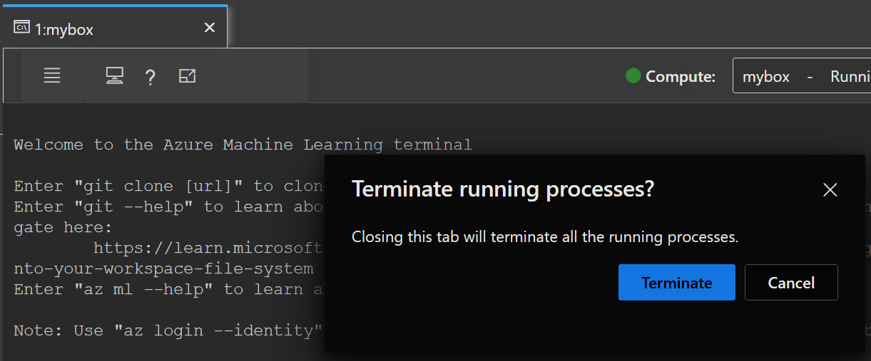 Figure 23. Terminate the terminal and log AML JWT in access logs