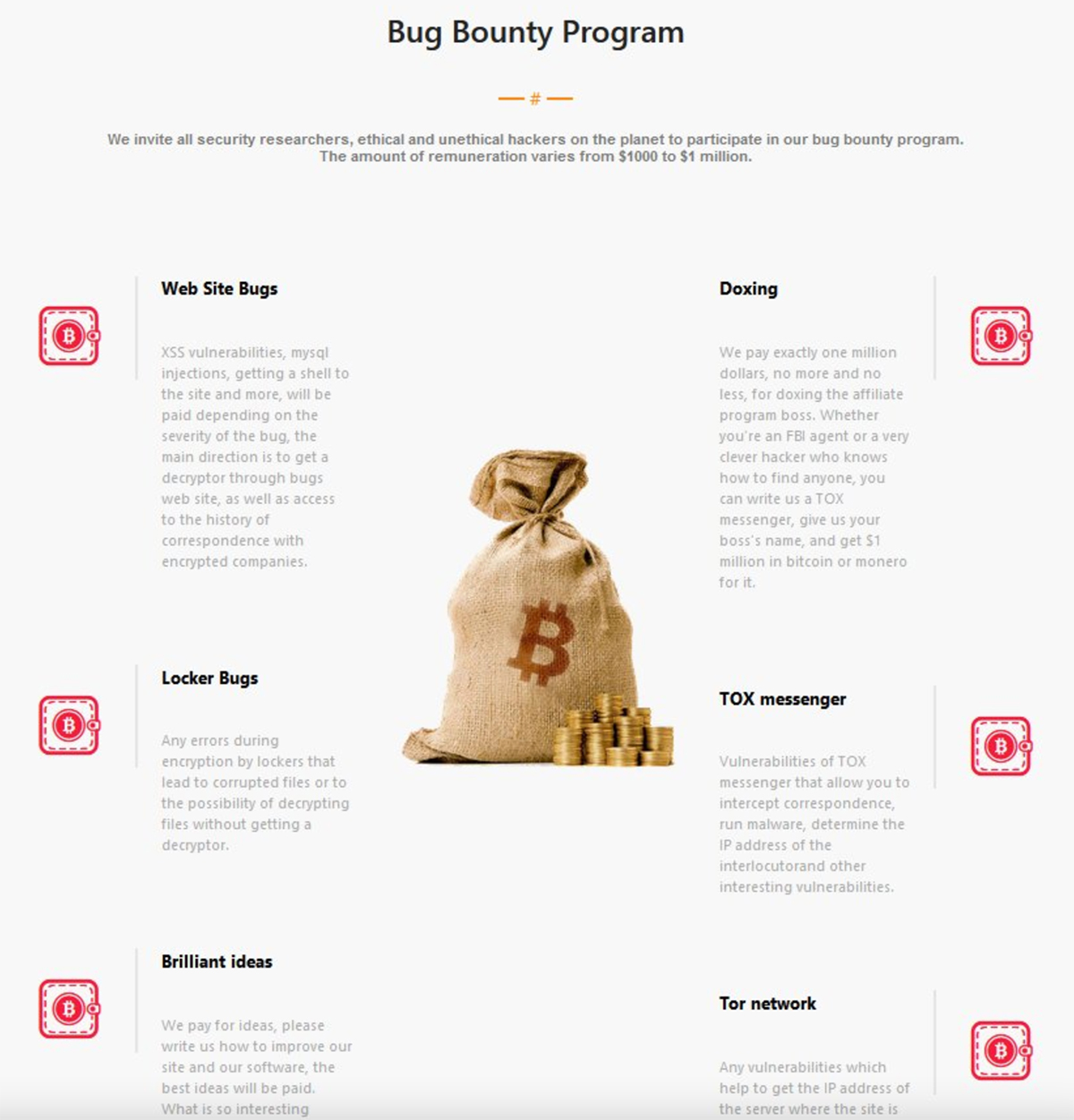 LockBit’s bug bounty program