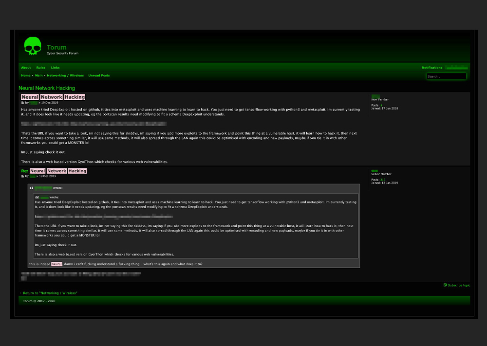 darknet forum