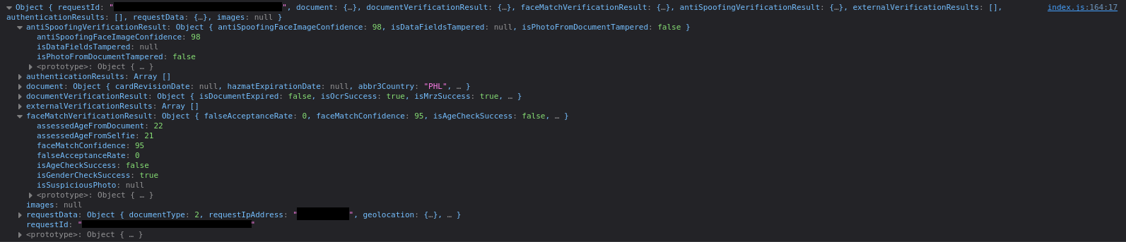 Figure 6. Bypassing IDScan using the Deepfake Offensive Kit