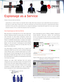 espionage as a service