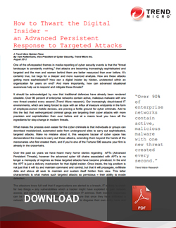 How to Thwart the Digital Insider: An Advanced Persistent Response to Targeted Attacks
