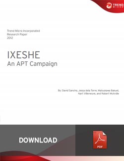 IXESHE: An APT Campaign