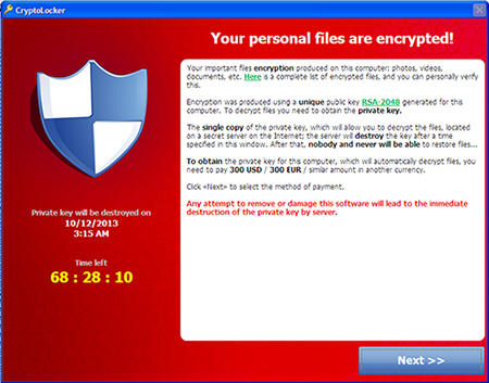 Image result for ransomware message is displayed