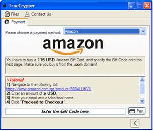 Truecrypter Ransomware Now Accepting Amazon Gift Cards Security News