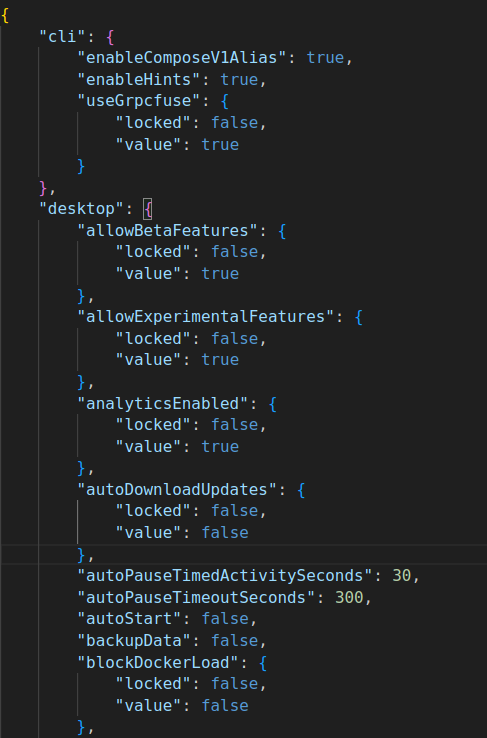 Figure 6. Data from the “/app/settings” endpoint